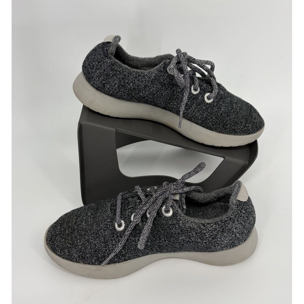 Allbirds The Wool Runners Sneakers Women's Size 8 Charcoal Gray Machine Washable
